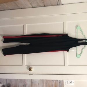 Red and green body suit from dolls kill